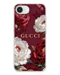 Чохол для iPhone 16e з картинкою «Gucci — бордові троянди» Чохол для iPhone 16e з картинкою «Gucci — бордові троянди»