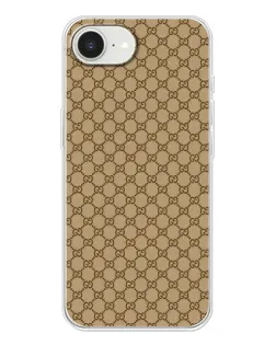 Чохол для iPhone 16e з картинкою «Gucci — класичний беж» Чохол для iPhone 16e з картинкою «Gucci — класичний беж»