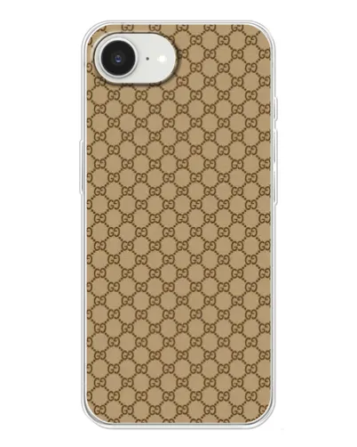 Чохол для iPhone 16e з картинкою «Gucci — класичний беж» Чохол для iPhone 16e з картинкою «Gucci — класичний беж»