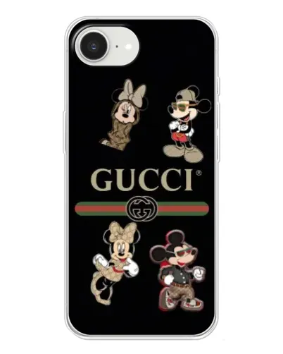 Чохол для iPhone 16e з картинкою «Gucci — герої Disney та монограма» Чохол для iPhone 16e з картинкою «Gucci — герої Disney та монограма»