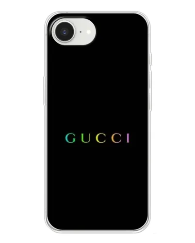 Чохол для iPhone 16e з картинкою «Gucci — неоновий мінімалізм» Чохол для iPhone 16e з картинкою «Gucci — неоновий мінімалізм»