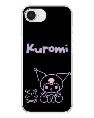 Чехол для iPhone 16e с картинкой «Kuromi — черный минимализм» Чехол для iPhone 16e с картинкой «Kuromi — черный минимализм»