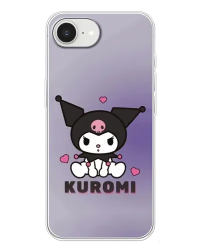Чехол для iPhone 16e с картинкой «Kuromi — фиолетовый арт» Чехол для iPhone 16e с картинкой «Kuromi — фиолетовый арт»