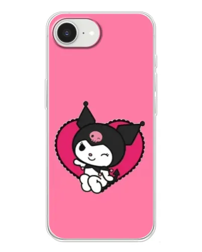Чехол для iPhone 16e с картинкой «Kuromi — любовь в сердце» Чехол для iPhone 16e с картинкой «Kuromi — любовь в сердце»