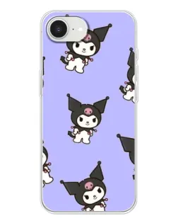 Чехол для iPhone 16e с картинкой «Паттерн с Kuromi» Чехол для iPhone 16e с картинкой «Паттерн с Kuromi»