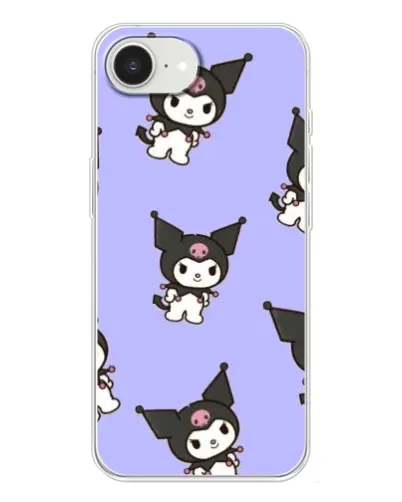 Чехол для iPhone 16e с картинкой «Паттерн с Kuromi» Чехол для iPhone 16e с картинкой «Паттерн с Kuromi»