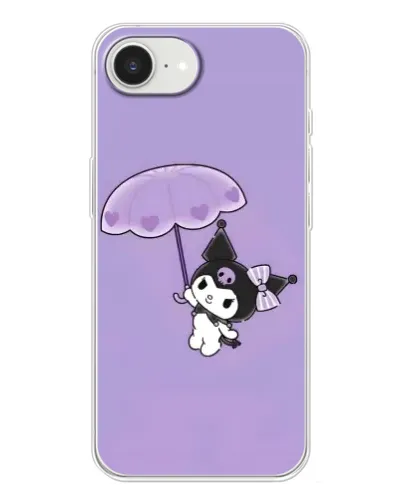 Чехол для iPhone 16e с картинкой «Kuromi с зонтиком» Чехол для iPhone 16e с картинкой «Kuromi с зонтиком»