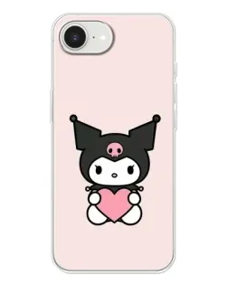 Чехол для iPhone 16e с картинкой «Kuromi и сердце» Чехол для iPhone 16e с картинкой «Kuromi и сердце»