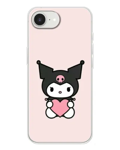 Чехол для iPhone 16e с картинкой «Kuromi и сердце» Чехол для iPhone 16e с картинкой «Kuromi и сердце»