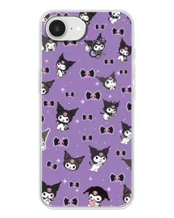 Чехол для iPhone 16e с картинкой «Kuromi — паттерн» Чехол для iPhone 16e с картинкой «Kuromi — паттерн»