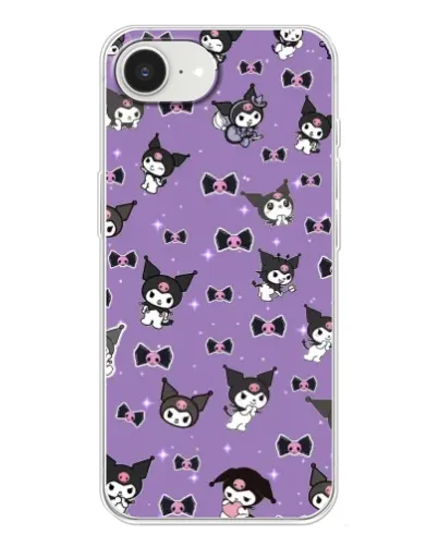 Чехол для iPhone 16e с картинкой «Kuromi — паттерн» Чехол для iPhone 16e с картинкой «Kuromi — паттерн»