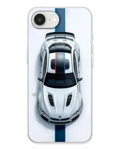 Чехол для iPhone 16e с картинкой «Вид сверху — BMW M»