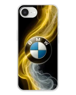 Чохол для iPhone 16e з картинкою «Золотистий дим BMW»