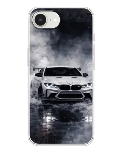 Чехол для iPhone 16e с картинкой «BMW сквозь туман»