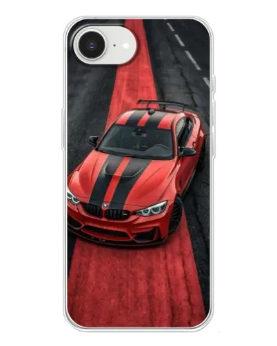 Чехол для iPhone 16e с картинкой «BMW на красной дорожке»