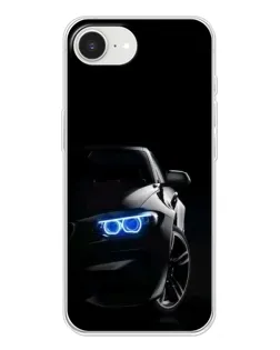 Чохол для iPhone 16e з картинкою «BMW — нічний погляд»