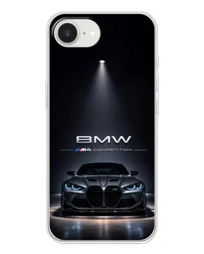 Чохол для iPhone 16e з картинкою «BMW крізь нічне місто» Чохол для iPhone 16e з картинкою «BMW крізь нічне місто»