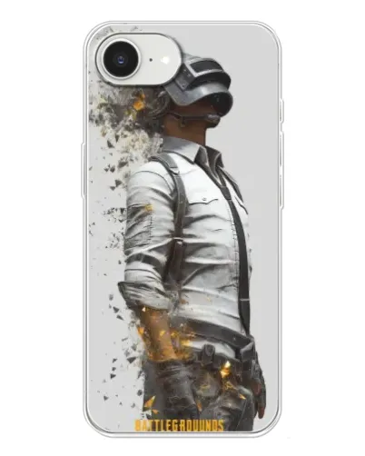 Чехол для iPhone 16e с картинкой «PUBG — боец в пыли» Чехол для iPhone 16e с картинкой «PUBG — боец в пыли»