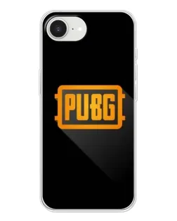 Чехол для iPhone 16e с картинкой «PUBG — рамка лого»