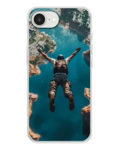 Чехол для iPhone 16e с картинкой «PUBG — свободное падение» Чехол для iPhone 16e с картинкой «PUBG — свободное падение»