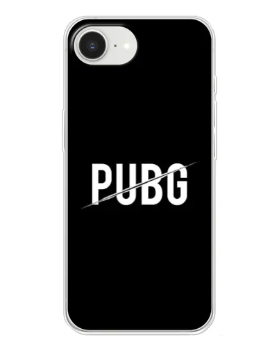 Чехол для iPhone 16e с картинкой «PUBG — белый логотип» Чехол для iPhone 16e с картинкой «PUBG — белый логотип»