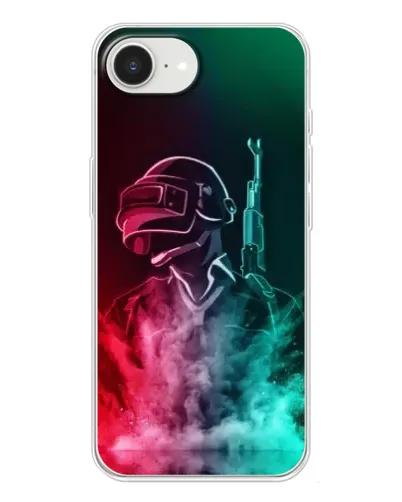 Чехол для iPhone 16e с картинкой «PUBG — огненный воин» Чехол для iPhone 16e с картинкой «PUBG — огненный воин»