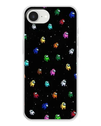 Чехол для iPhone 16e с картинкой «Экипаж Among Us» Чехол для iPhone 16e с картинкой «Экипаж Among Us»