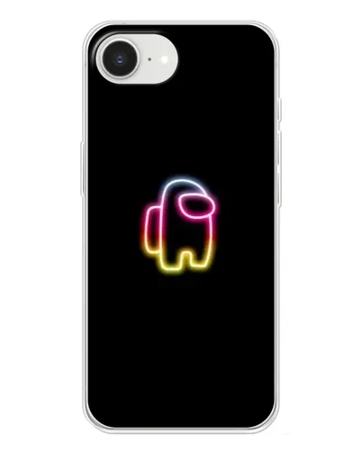 Чехол для iPhone 16e с картинкой «Among Us градиент» Чехол для iPhone 16e с картинкой «Among Us градиент»