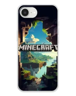 Чехол для iPhone 16e с картинкой «Пещера Майнкрафт» Чехол для iPhone 16e с картинкой «Пещера Майнкрафт»