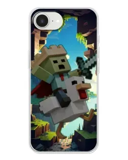 Чехол для iPhone 16e с картинкой «Стив и гусь» Чехол для iPhone 16e с картинкой «Стив и гусь»
