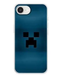Чехол для iPhone 16e с картинкой «Крипер текстура»