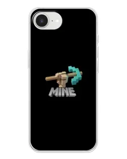 Чехол для iPhone 16e с картинкой «Алмазная кирка»