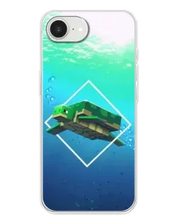 Чохол для iPhone 16e з картинкою «Черепаха Minecraft» Чохол для iPhone 16e з картинкою «Черепаха Minecraft»