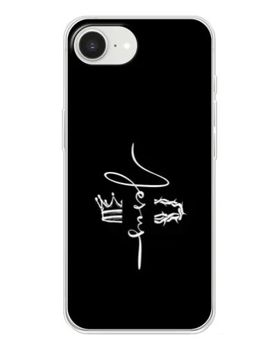 Чохол для iPhone 16e з картинкою «Король Слави Jesus» Чохол для iPhone 16e з картинкою «Король Слави Jesus»