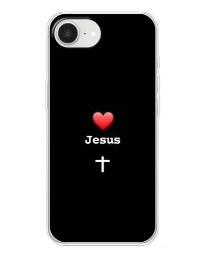 Чохол для iPhone 16e з картинкою «Серце - Jesus» Чохол для iPhone 16e з картинкою «Серце - Jesus»