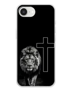 Чохол для iPhone 16e з картинкою «Лев та Хрест»