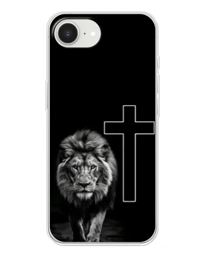 Чохол для iPhone 16e з картинкою «Лев та Хрест» Чохол для iPhone 16e з картинкою «Лев та Хрест»