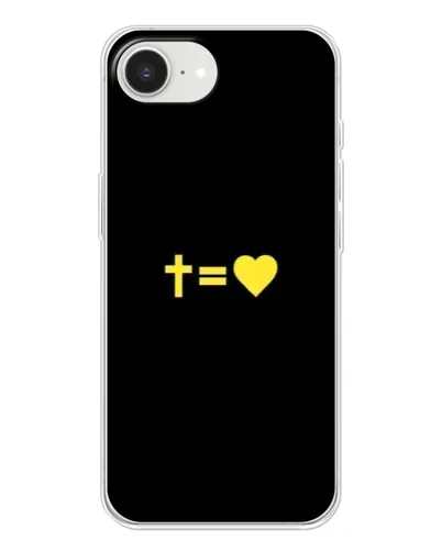 Чохол для iPhone 16e з картинкою «Серце та Хрест» Чохол для iPhone 16e з картинкою «Серце та Хрест»