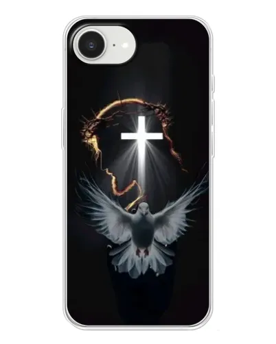 Чохол для iPhone 16e з картинкою «Голуб та Світло» Чохол для iPhone 16e з картинкою «Голуб та Світло»