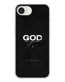 Чохол для iPhone 16e з картинкою «GOD — Бог над усім»