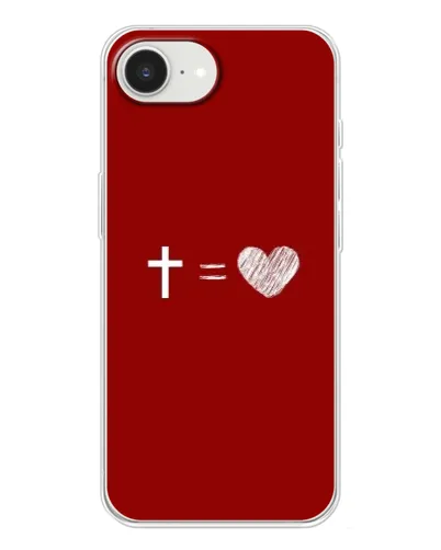 Чехол для iPhone 16e с картинкой «Уравнение любви» Чехол для iPhone 16e с картинкой «Уравнение любви»