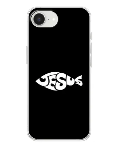 Чехол для iPhone 16e с картинкой «Рыба Jesus» Чехол для iPhone 16e с картинкой «Рыба Jesus»