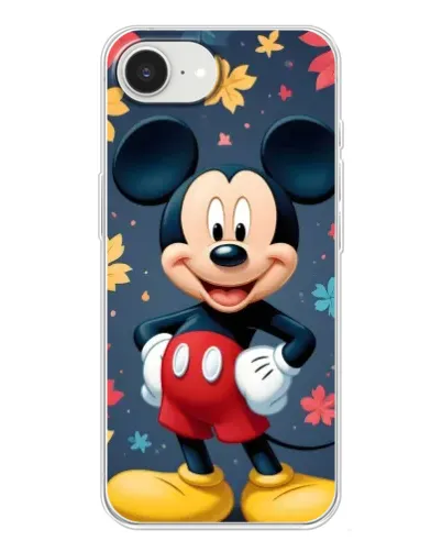 Чехол для iPhone 16e с картинкой «Осенний Mickey Mouse»