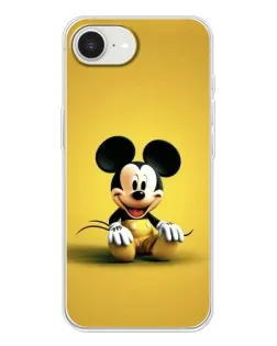 Чехол для iPhone 16e с картинкой «Микки на желтом»