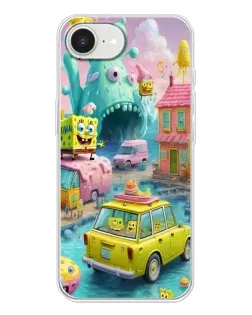Чехол для iPhone 16e с картинкой «Монстр-трак приключения»