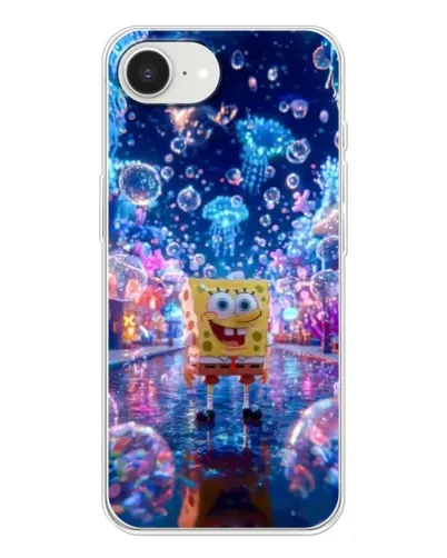 Чехол для iPhone 16e с картинкой «Неоновый океан»