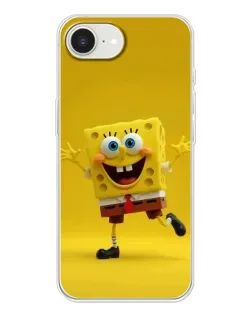 Чехол для iPhone 16e с картинкой «Позитивный Губка Боб»