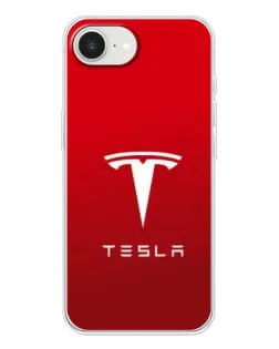 Чехол для iPhone 16e с картинкой «Tesla Red Classic»