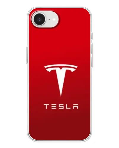 Чехол для iPhone 16e с картинкой «Tesla Red Classic»