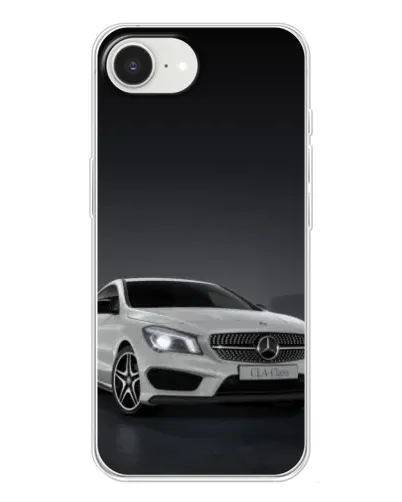 Чехол для iPhone 16e с картинкой «Mercedes AMG GT Silver»